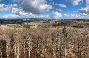 Family trip to the Mařenka lookout tower near Třebíč