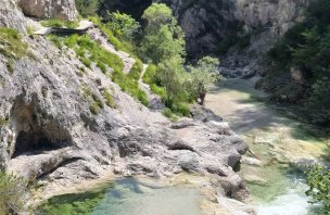 Trek kaňonem Ötschergräben pod horou Ötscher