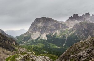 6ti denní přechod Dolomit po trase Alta Via 1