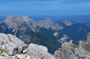 Climb to Hochtor, the highest mountain in the Ennstal Alps