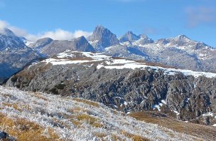 Trek přes hory Kufstein a Kleiner Miesberg u hory Dachstein