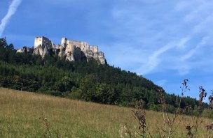 Krátký rodinný výlet na hrad Lietava u Žiliny