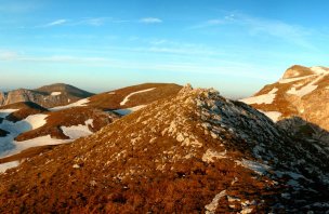 Crossing the eastern part of the Hochschwab range