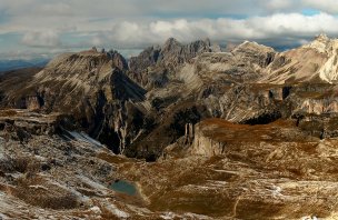 Trekking on Sas di Ciampac in Puez National Park - Odle