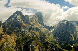 Ferrata dei Finanzieri na horu Colac v Dolomitech