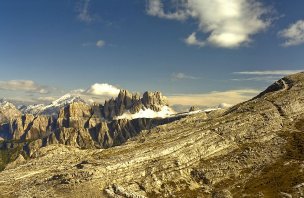 Pohodový trek na horu Nuvolau v Dolomitech