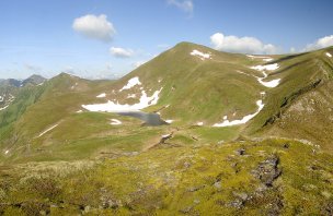 Treking na těžko v malebném pohoří Wölzské Taury