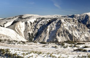 Zimní výstup na Windberg v pohoří Schneealpe