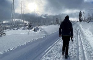 Výstup na horu Poledník v Národím parku Šumava