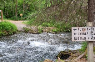 Výlet k Russian Falls na Kenaiském poloostrově na Aljašce