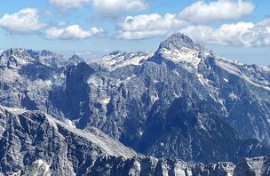 Okružní trek na horu Mangart přes ferratu Via Slovena